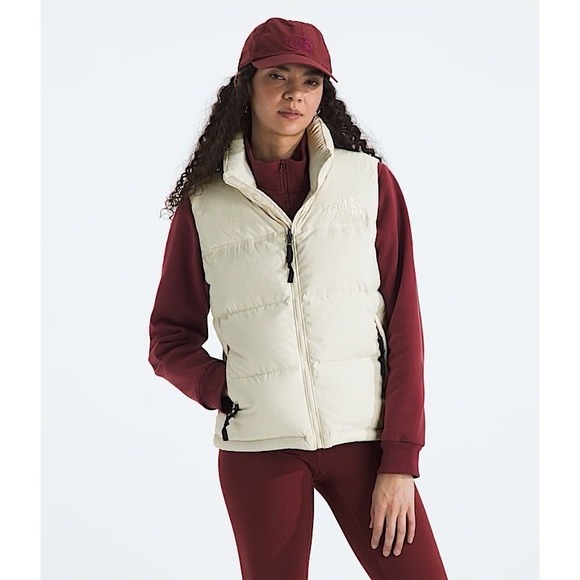 The North Face Women's 1996 Retro Nuptse DTM Vest 700 Down White Dune NWT Large - Picture 1 of 16
